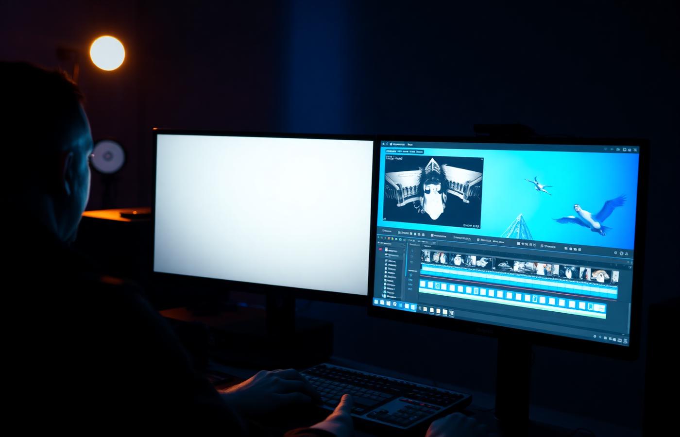 Escena de showreel de producción audiovisual